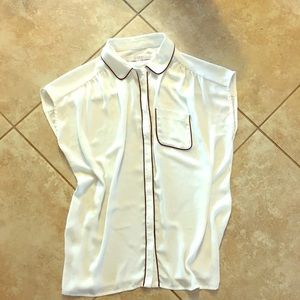 Loft white blouse